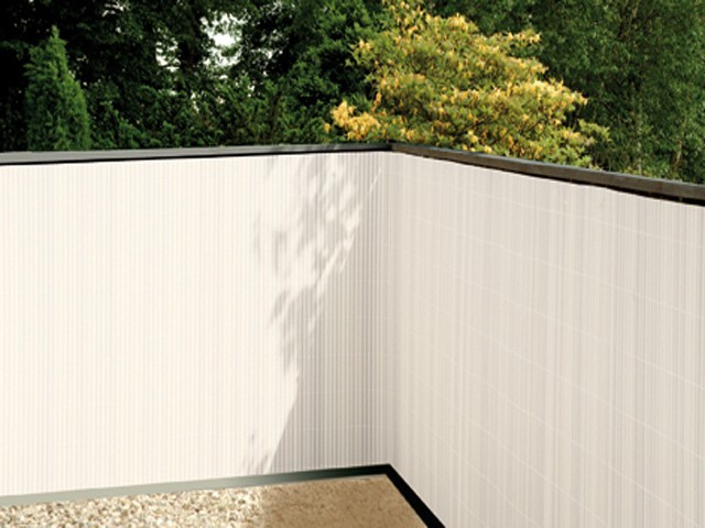 Balkonsichtschutz weiss 90x300 Balkonverkleidung Balkon Sichtschutz