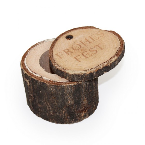 Frohes Fest aus Astholz Teelichtdose mit Deckel Weihnachtsdeko Holz Rustikale Weihnachtsdeko Aus Holz ~ Frohes Fest aus Astholz Teelichtdose mit Deckel Weihnachtsdeko Holz