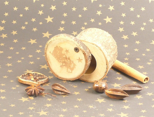 aus Astholz WEIHNACHTSMANN Teelichtdose mit Deckel Weihnachtsdeko Holz Weihnachtsdeko Aus Holz Mit Beleuchtung ~ aus Astholz WEIHNACHTSMANN Teelichtdose mit Deckel Weihnachtsdeko Holz