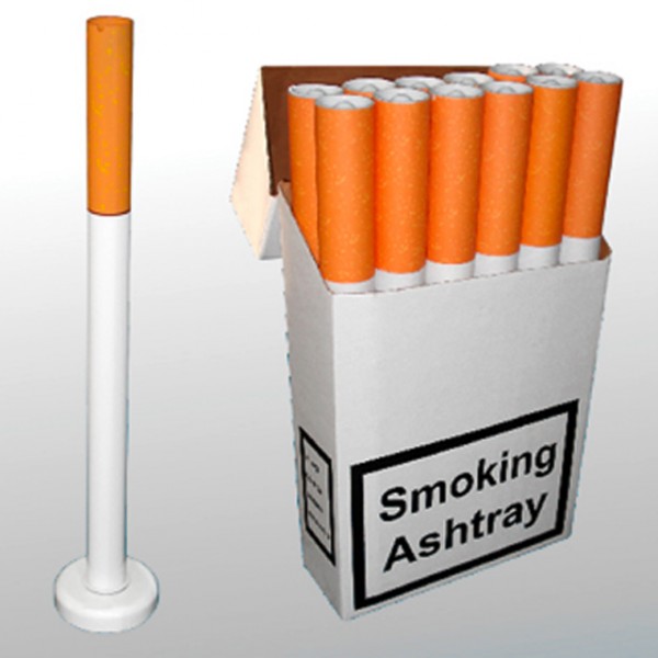 Standaschenbecher in Zigarettenform mit Fuß Aschenbecher für Draußen