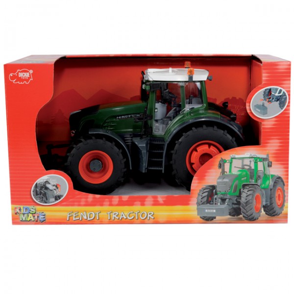 DICKIE Spielzeug Fendt Traktor Set Landmaschine Bauernhof Trekker Spieltraktor 